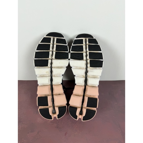 On Running Womens Cloudflow Shoe Size 8 US Gray Black Peach Sneaker Trainer - Picture 7 of 7